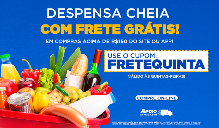 Frete Grátis toda quinta
